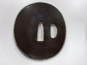 赤銅　銀覆輪　鍔